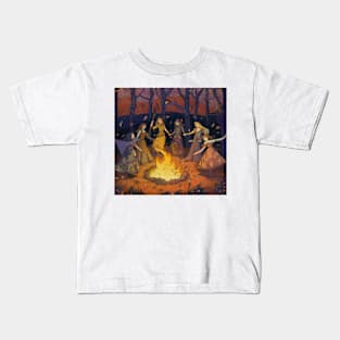 Coven of Witches Witchcore Kids T-Shirt